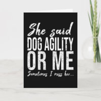 Dog Agility funny sports gift