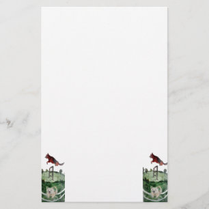 Dog Agility Painting Stationery