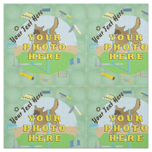 Dog Agility - Personalised Fabric