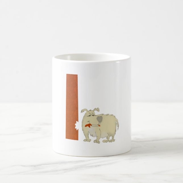 Dog Alphabet L Mug (Center)