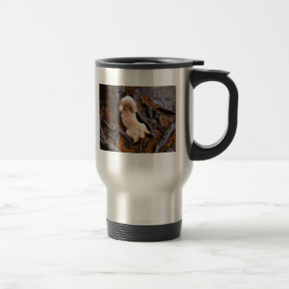 Dog Among Roots Travel Mug