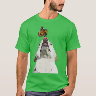 Dog and Butterfly T-Shirt