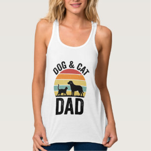 Dog and Cat Dad Vintage Pet Lover Shirt Design_1