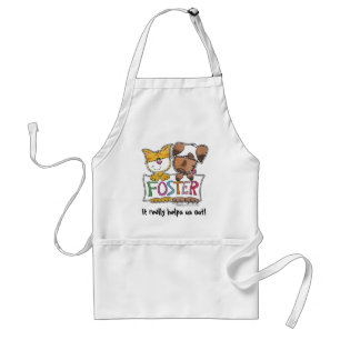 Dog and Cat Hold FOSTER Banner Standard Apron