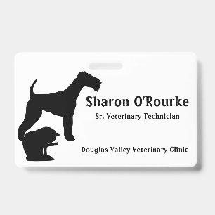 Dog and Cat Name Badge ID Badge