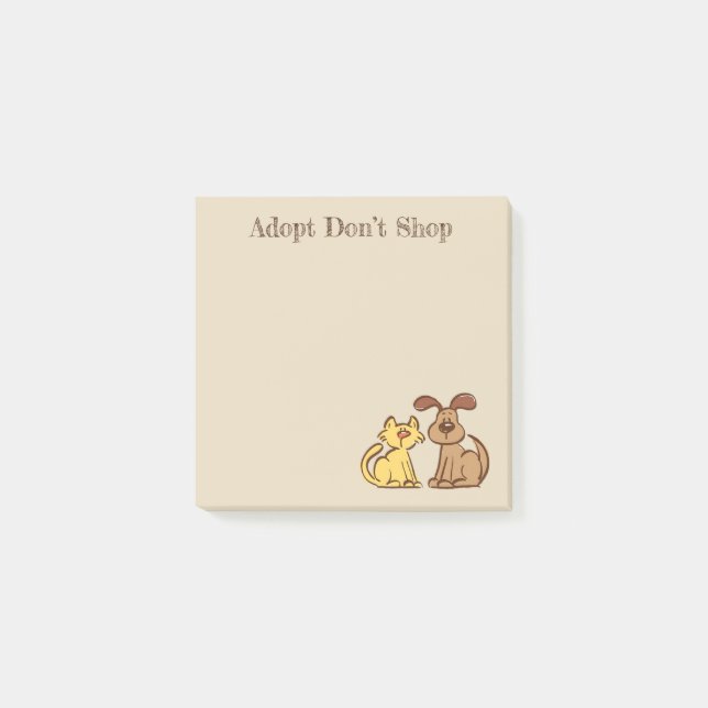 Dog and Cat Post-It Notes (Front)