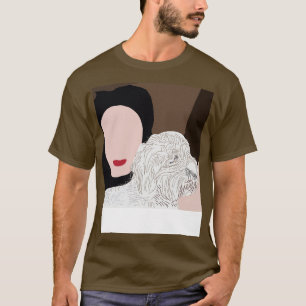 Dog and Human Pets Abstract T-Shirt