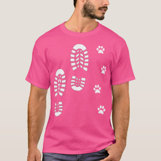 Dog And Man Hiking Dog Hiker People That Hike With T-Shirt