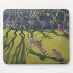 Dog and Monkey 1998 Mouse Pad