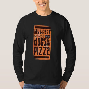 Dog And Pizza Men Women Graphic T-Shirt
