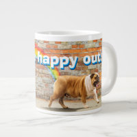 Dog and Rainbow Graffiti