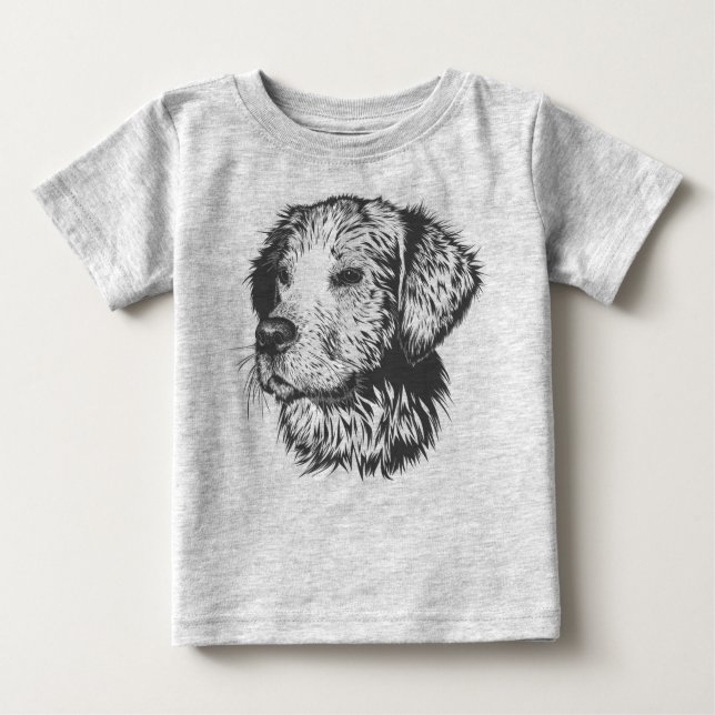 dog animal domestic animal doggie. baby T-Shirt (Front)