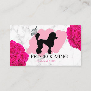 Dog Animal Pet Logo Veterinary Clinic Pet Grooming Business Card