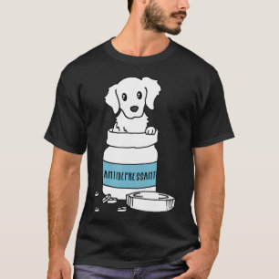 Dog Antidepressant  Golden Retriever Dog T-Shirt