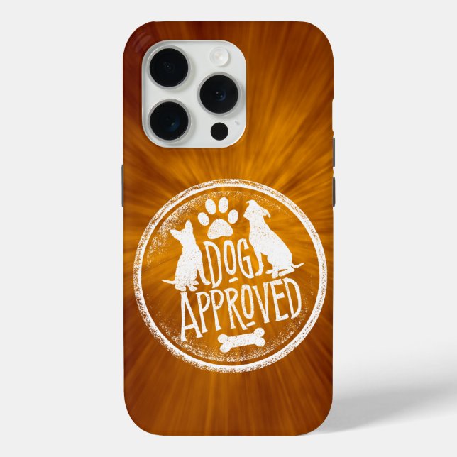 Dog Approved Case-Mate iPhone Case (Back)