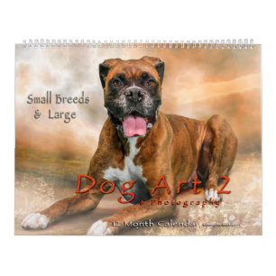 DOG ART CALENDAR #2 Large & Small Breeds