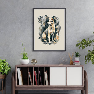 Dog Art Poster [BD-D2]　