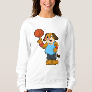 Dog as Basketball player with Basketball Sweatshirt