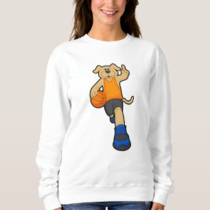 Dog as Basketball player with Basketball Sweatshirt