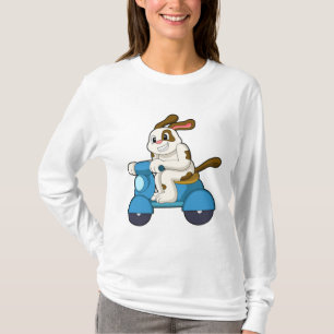 Dog as Biker with Scooter.PNG T-Shirt