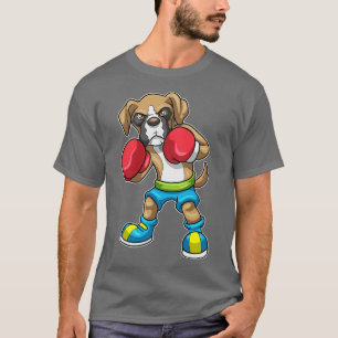 Dog as Boxer with Boxing gloves 1 T-Shirt