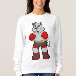 Dog as Boxer with Boxing gloves Sweatshirt