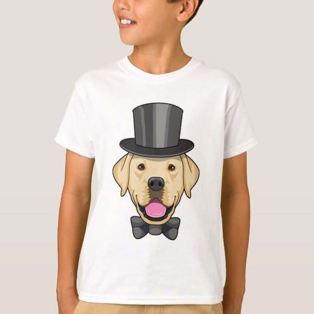 Dog as Groom with Bow T-Shirt (Front)