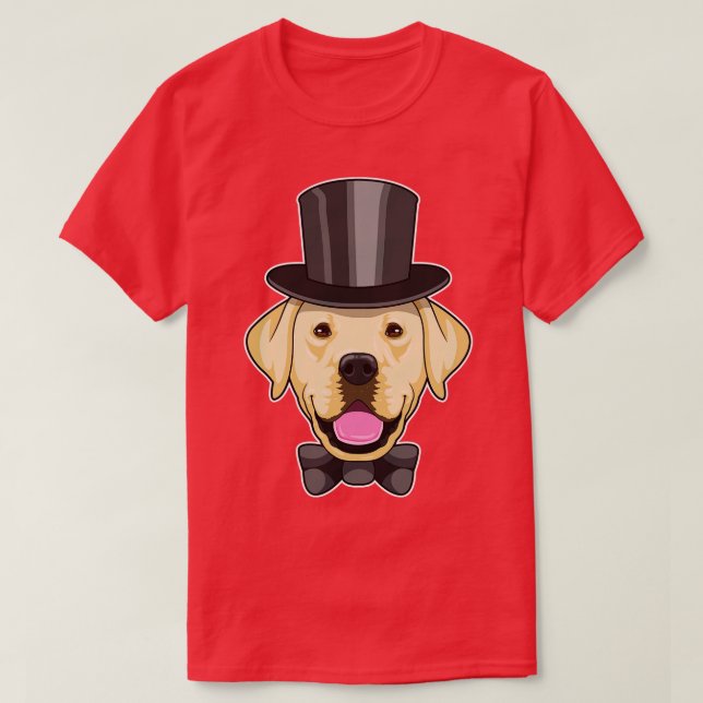 Dog as Groom with Bow T-Shirt (Design Front)