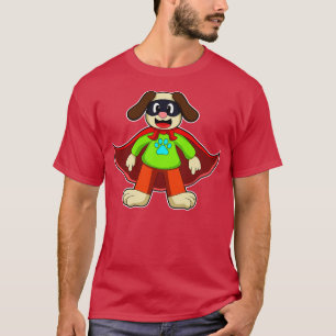 Dog as Hero with Mask T-Shirt