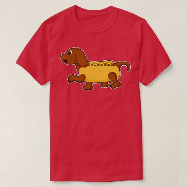 Dog as Hotdog T-Shirt (Design Front)