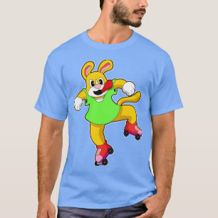 Dog as Inline Skater with Inline Skates T-Shirt