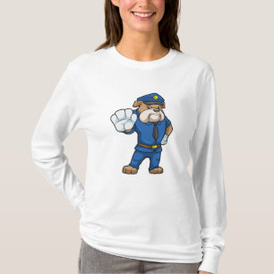 Dog as Police officer with Police uniform T-Shirt