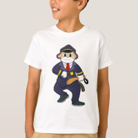 Dog as Police officer with Police uniform