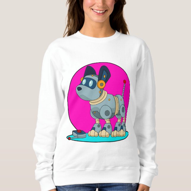 Dog as Robot Sweatshirt (Front)