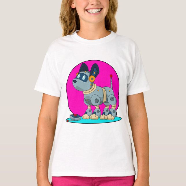 Dog as Robot T-Shirt (Front)