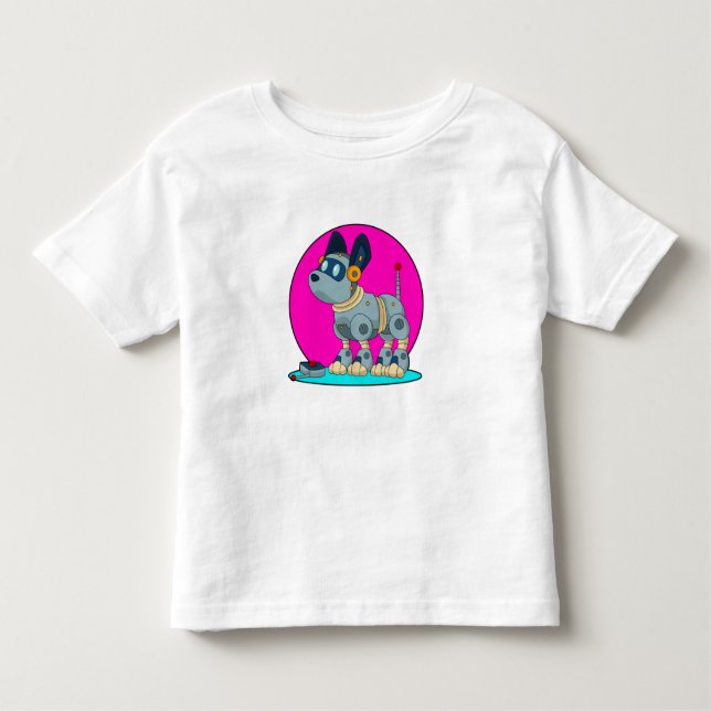 Dog as Robot Toddler T-Shirt (Front)