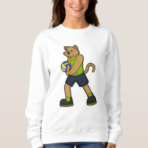 Dog as Volleyball player with Volleyball Sweatshirt