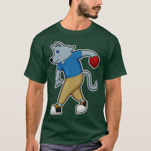 Dog at Bowling with Bowling ball T-Shirt