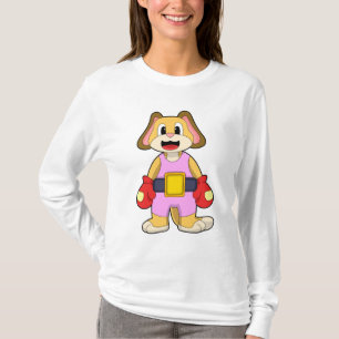 Dog at Boxing with Boxing gloves T-Shirt