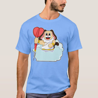 Dog at Darts with Dart 2 T-Shirt