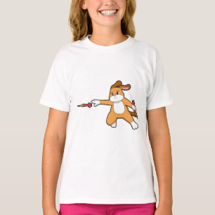 Dog at Darts with Dart.PNG T-Shirt