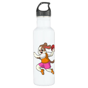 Dog at Handball player with Handball 710 Ml Water Bottle