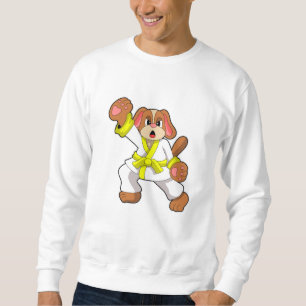 Dog at Karate Martial arts Sweatshirt