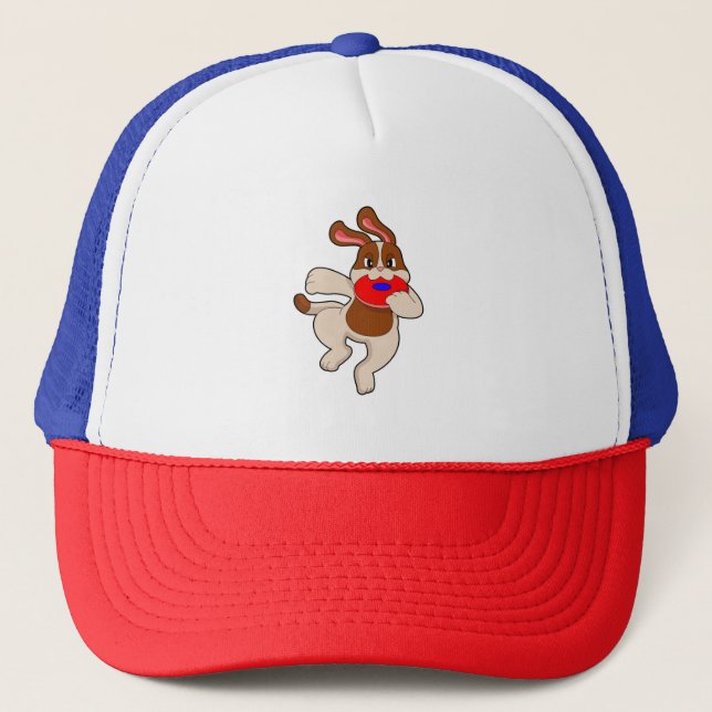 Dog at Playing Trucker Hat (Front)