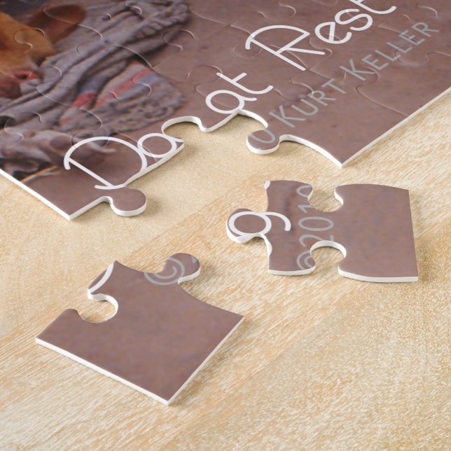 Dog at Rest Jigsaw Puzzle (Side)