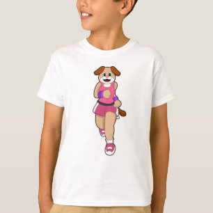 Dog at Running T-Shirt