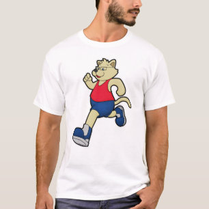 Dog at Running with Glasses T-Shirt