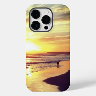 Dog at Sunset Phone Case