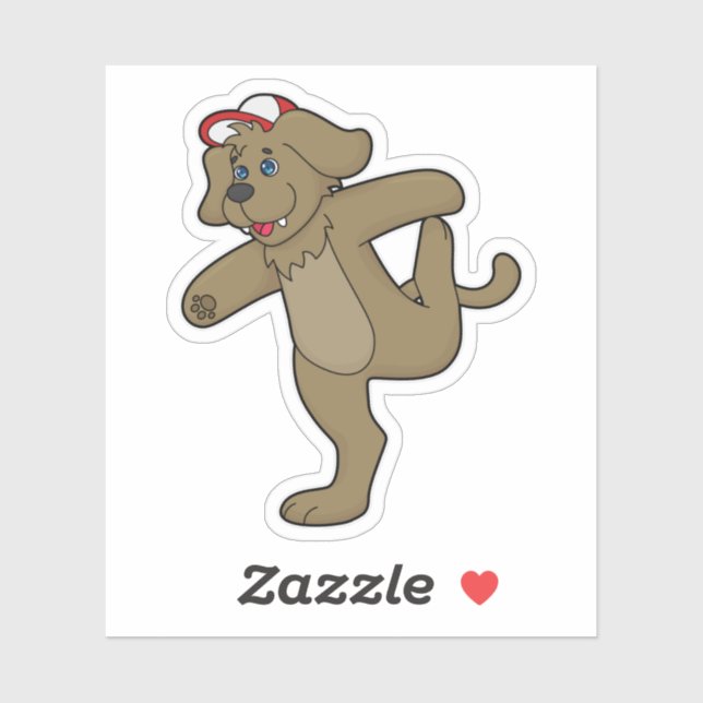 Dog at Yoga Fitness (Sheet)