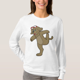 Dog at Yoga Fitness T-Shirt